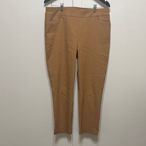 Chico’s Slim Stretch Ponte Pants in Camel size 2R (12) EUC
